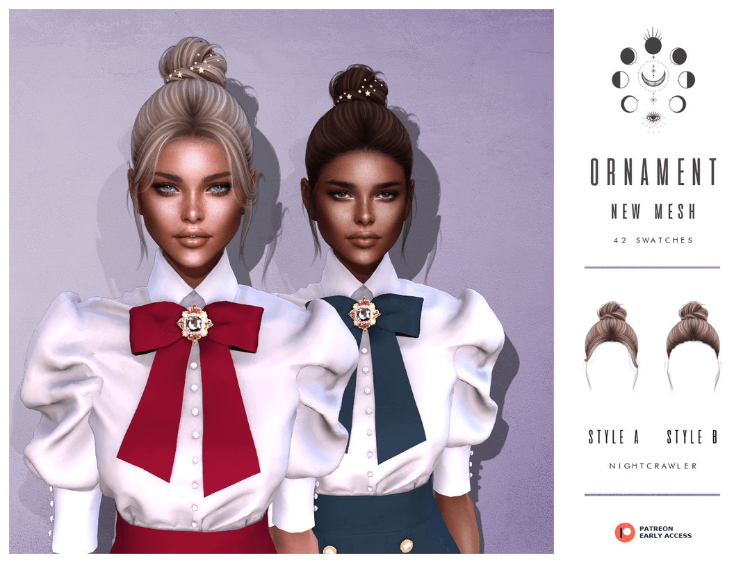 Скриншот мода Прическа Ornament Hair